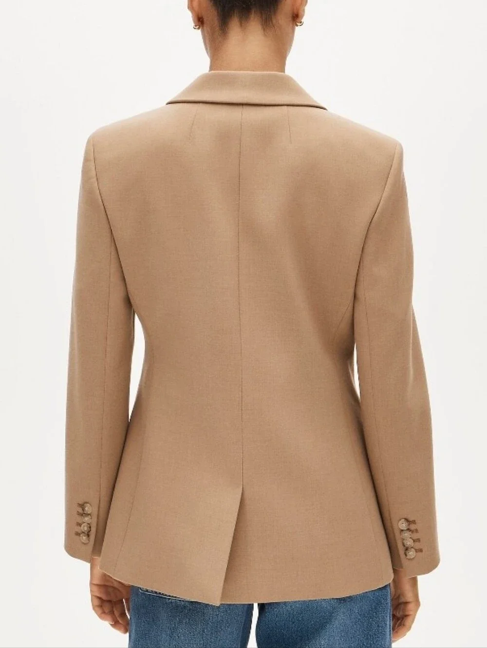 J. Crew Madelyn Blazer in 4 Season Stretch- Heather Burnished Saddle
